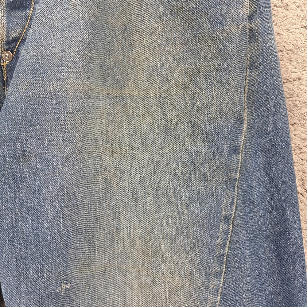 Vintage Levis Engineered Jeans Mens 36x32 Blue Twisted Buckle Back One Pocket - Picture 15 of 16